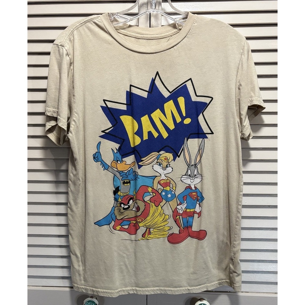 Vintage Looney Tunes Bugs/Taz Graphic T-Shirt Crew Neck Short Sleeve Size M